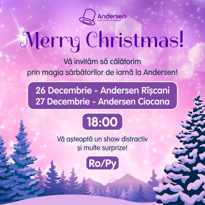 Crăciun magic la Andersen! 