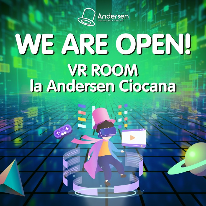VR ROOM acum și la Andersen Ciocana!